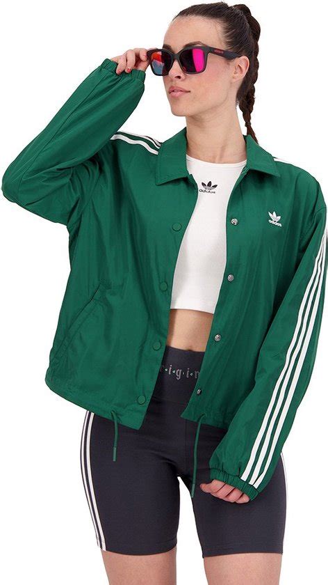 groen adidas jasje|Jassen .